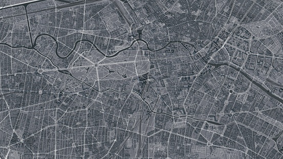Map of Berlin city