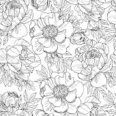 istock Floral pattern on white background 1198196851