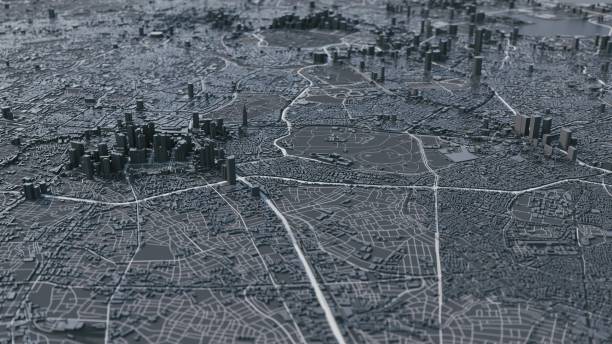 istock Tokyo city 3d map 1198197269
