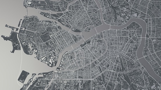 map of Saint Petersburg