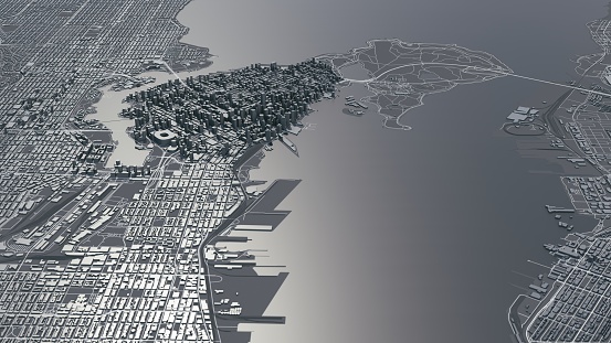 3d map of Vancouver