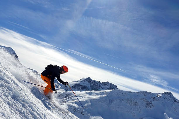 istock Extreme skiing in St. Anton, Austria 1198199276