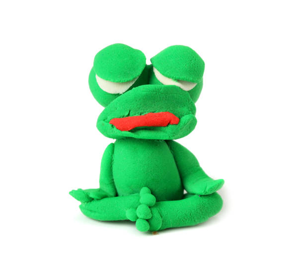istock plasticine toy isolated on white background. modelling clay. 1198200114