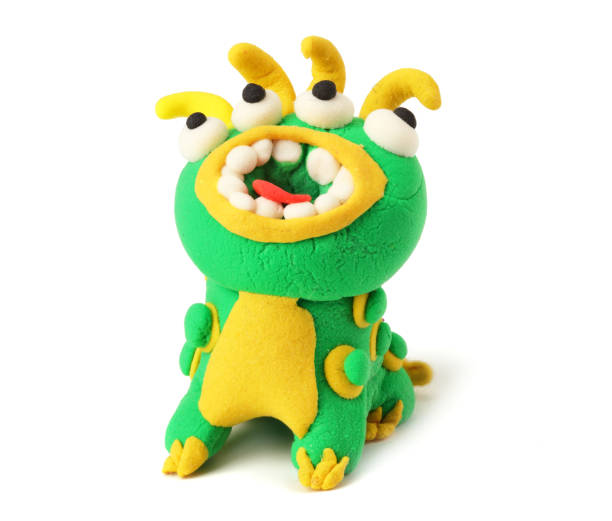 istock plasticine toy isolated on white background. modelling clay. 1198200188