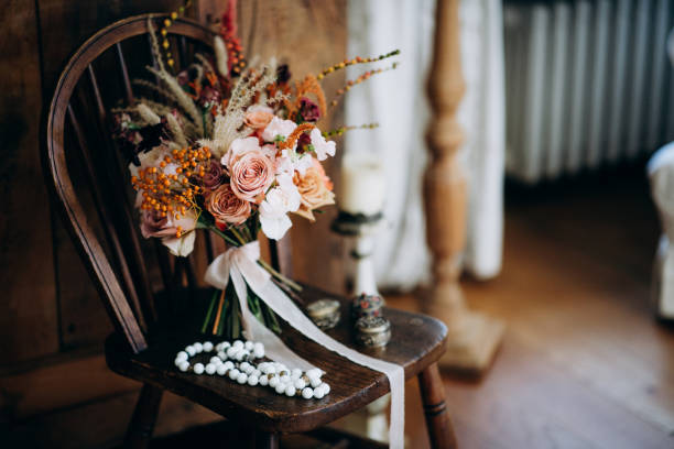 istock Amazing wedding flowers. Wedding bouquet. 1198203247