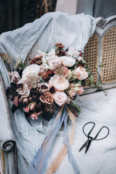 istock Amazing wedding flowers. Wedding bouquet. 1198203385