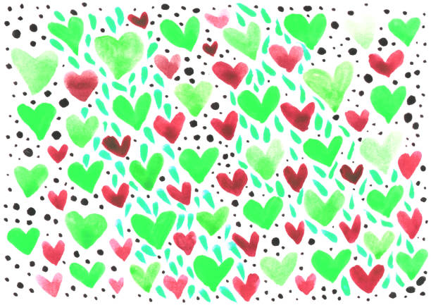 istock Abstract background. Brush, marker, watercolor, pencil drawing stroke. Children, sketch, doodle, hand drawn 1198204434
