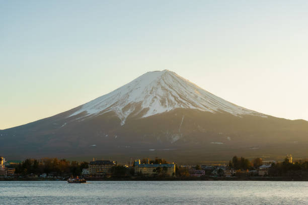 istock Mt. Fuji from Lake Kawaguchi during Sunset 1198205564