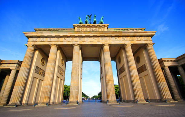 istock Brandenburg Gate in Berlin city, Germany. 1198212411