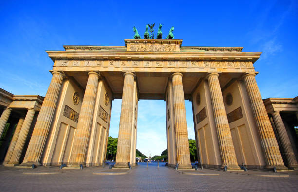 istock Brandenburg Gate in Berlin city, Germany. 1198212478