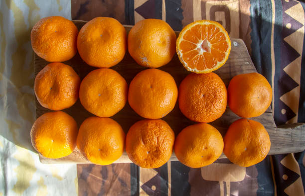 juicy ripe tangerines from Abkhazia
