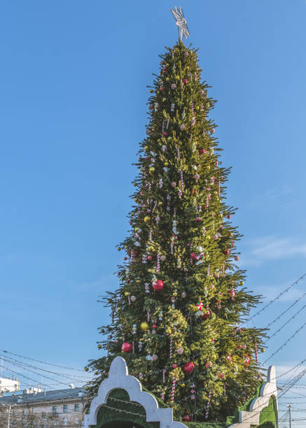 istock Christmas tree is set on Sofia Square in Kyiv, Ukraine. 1198220240