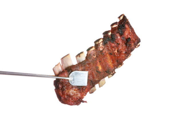 Roasted Pork on Steel Grating (asian, roasted, pork)
