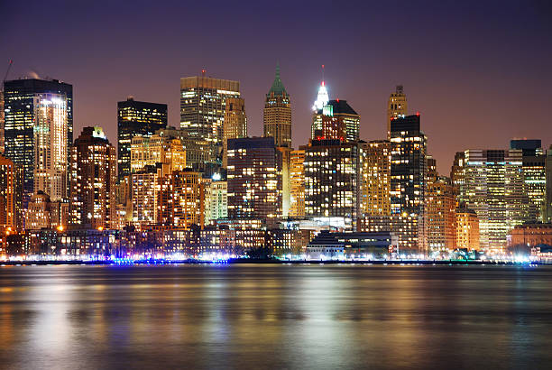 istock Urban City night skyline 119822164