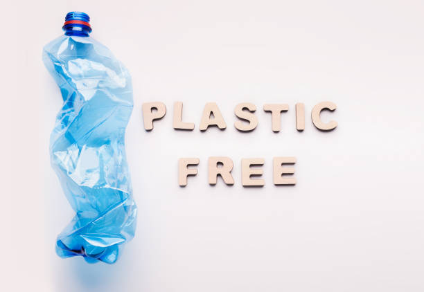 istock Plastic crumpled bottle isolated on white background 1198222529