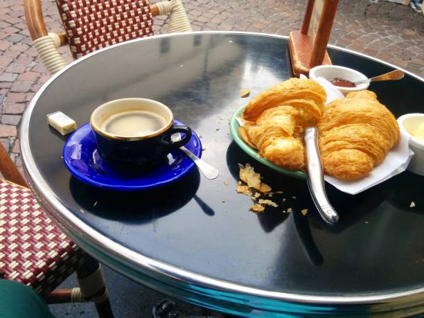 istock Classic coffee scene Paris street table cafe 1198224198