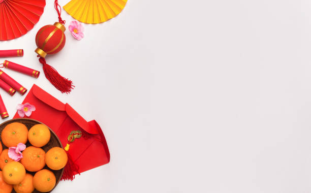 istock Happy Chinese new year with Red envelope and red envelope means fortune 1198225271