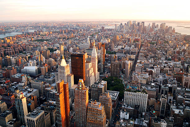 istock New York City sunset 119822636