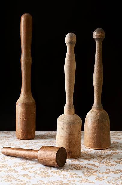 istock Set of Four Old Fashioned Potato Mashers 119822754