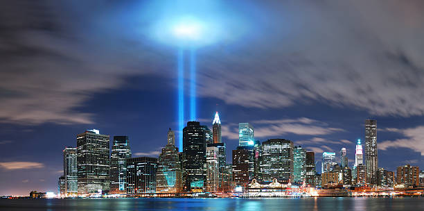 istock New York City Manhattan skyline illuminated over Hudson River 119822785