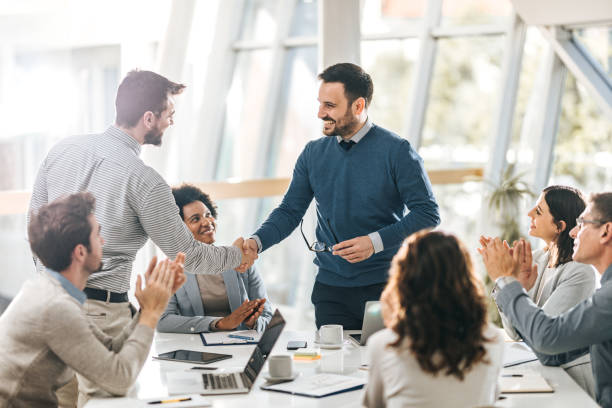 istock Successful deal in the office! 1198229938