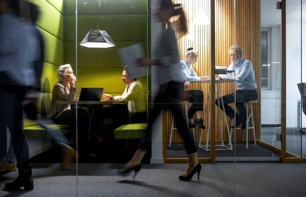 istock Business people discussing in the office 1198236342