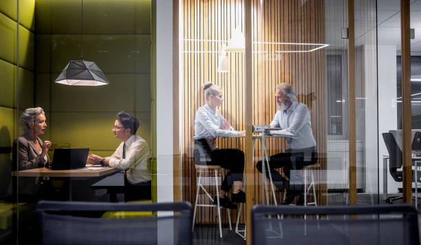 istock Business people discussing in the office 1198236594