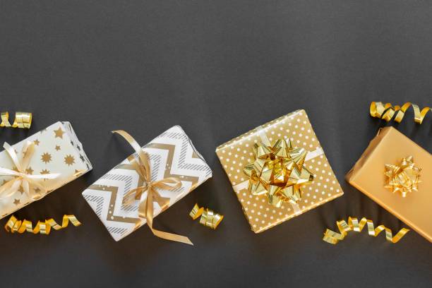 istock Holiday background in gold colors 1198244823