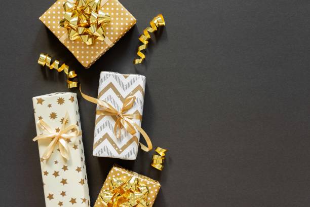 istock Holiday background in gold colors 1198244826