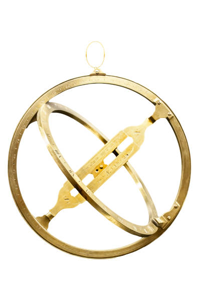 istock 18th Century hanging armillary sphere. Isolated 1198245699