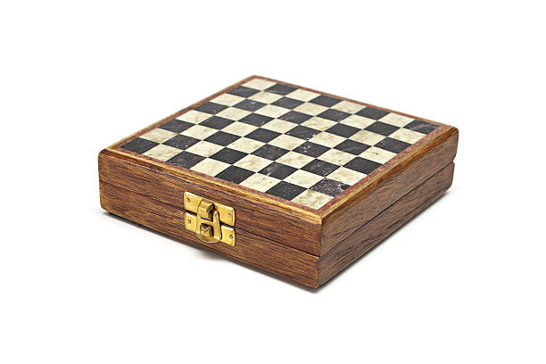 Chess box. stock photo