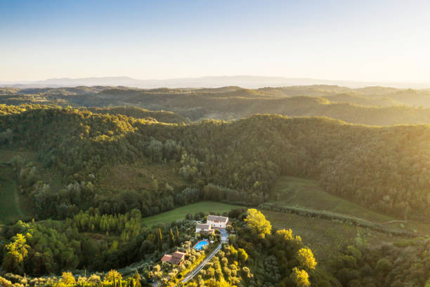 istock Tuscany countryside aerial view 1198249836