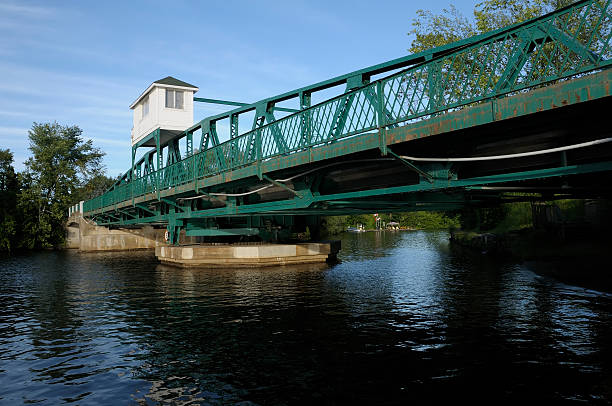 Bridge in Huntsville (Ontario,Canada)  huntsville ontario stock pictures, royalty-free photos & images