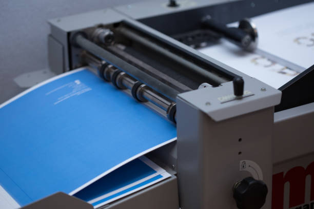 istock Production and gluing of books. 1198253741