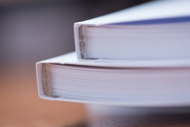 istock Production and gluing of books. 1198253791