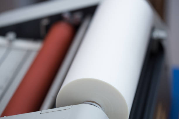 istock Production and gluing of books. 1198253920