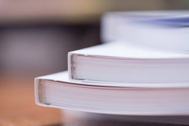 istock Production and gluing of books. 1198253933