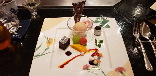 istock Dessert plate in Japanese restaurant in Japan 1198254851