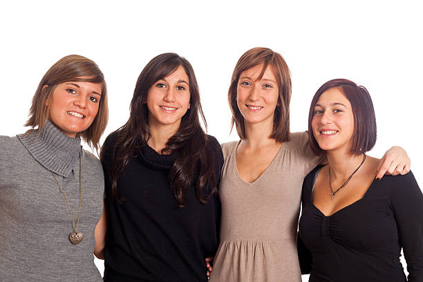 istock Group of Young Smiling Woman 119825688
