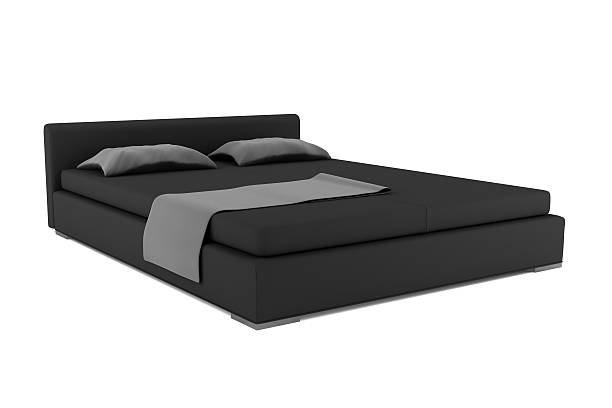 istock black bed isolated on white background with clipping path 119825779