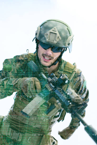 istock soldier in action aiming laser sight optics 1198258674