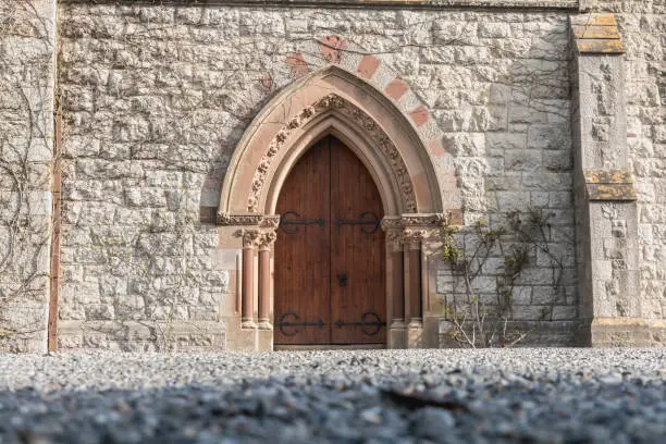 Photo of architectural detail of St. Mary s Anglican Church in Howth, Ireland