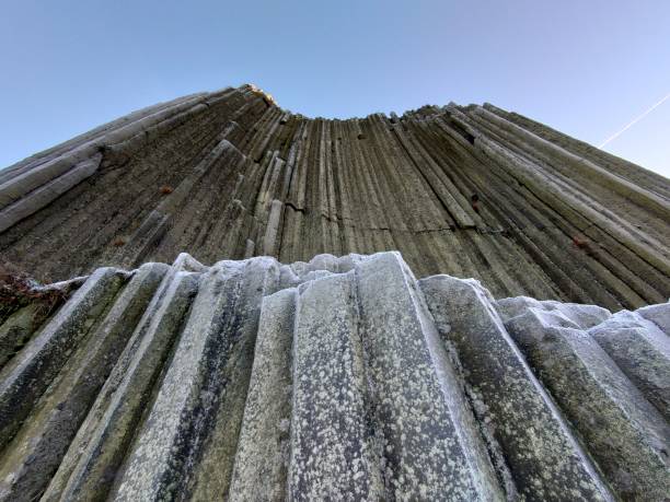 istock Frozen basalt rock - Kamenicky Senov (Herrenhausfelsen), Czech Republic 1198261519