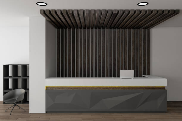 istock Front view of contemporary reception 1198266782