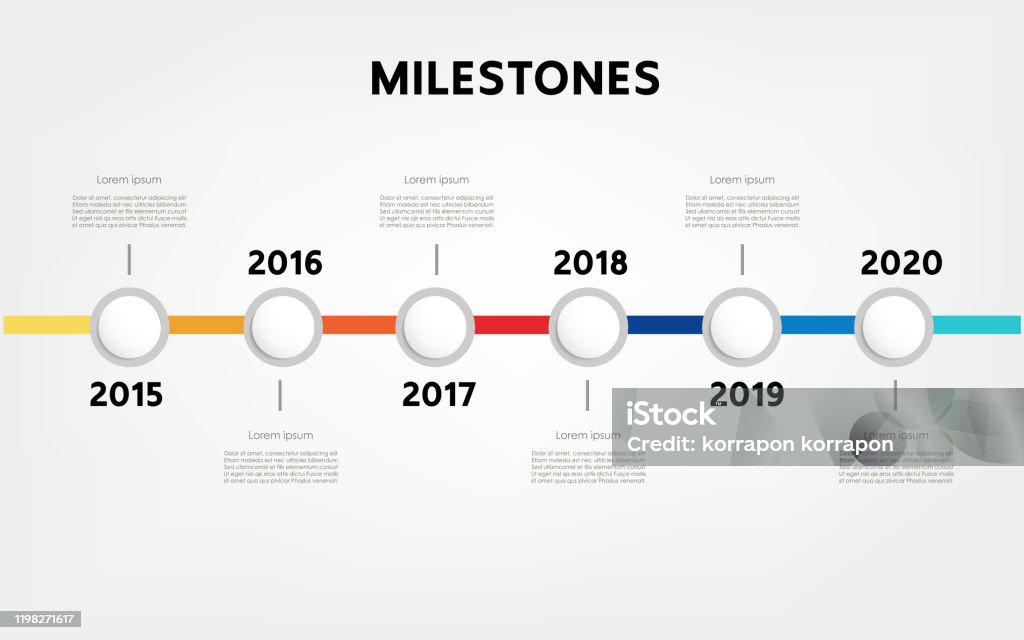 Infographic Milestones Project Timeline Template Presentations Banner ...