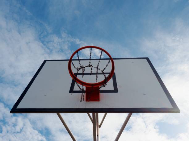 istock Basketball court under sky 1198274265