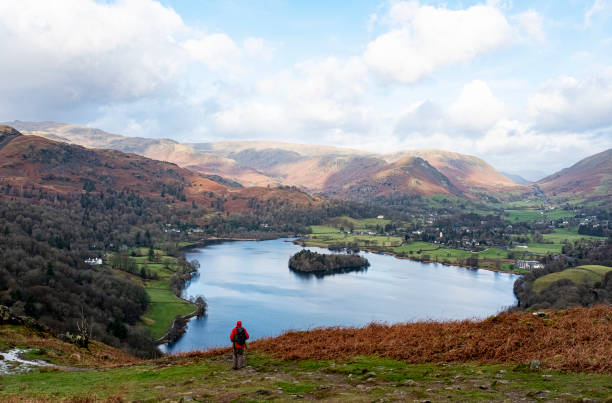 Grasmere in English Lake District Lake in Lake District grasmere stock pictures, royalty-free photos & images