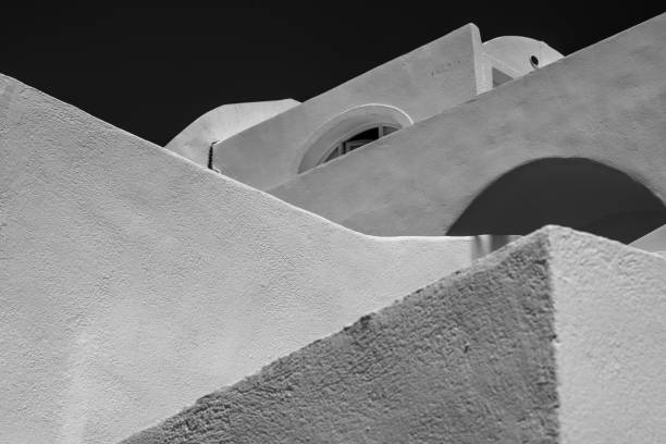 istock Angles,lines,and shapes of typical Greek architecture 1198279304