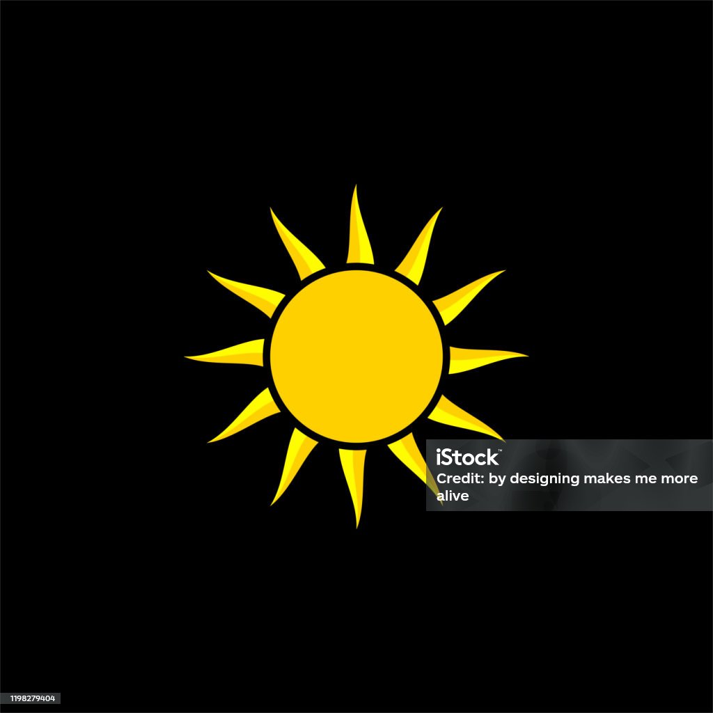 Sun In Vector Sun Vector Illustration Stock Illustration - Download Image Now ...