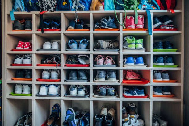 230+ Closet Full Of Shoes Stock Photos, Pictures & Royalty-Free Images - iStock | Lots of shoes, Walk in closet, Pile of high heels